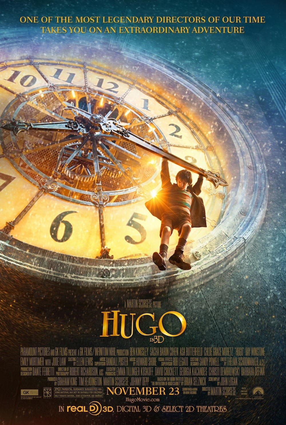 Hugo (2011) ปริศนามนุษย์กลของอูโก้ - ดูหนังออนไลน